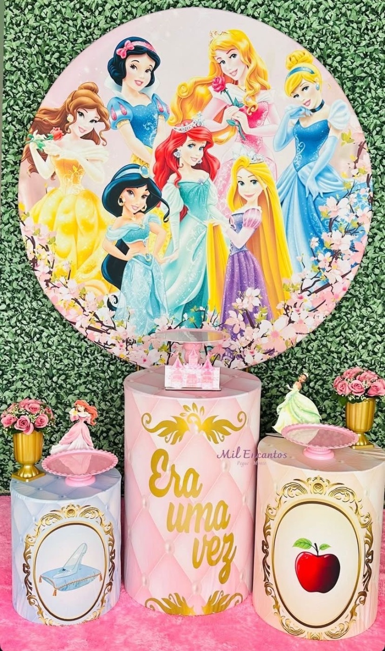 Kit Padrão -  Princesas Flores - Mil Encantos Pegue e monte