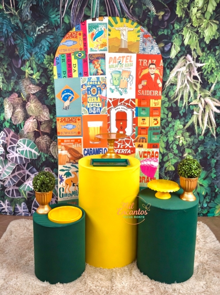 Kit Padrão - Brasilidades Verde/Amarelo - Mil Encantos Pegue e monte