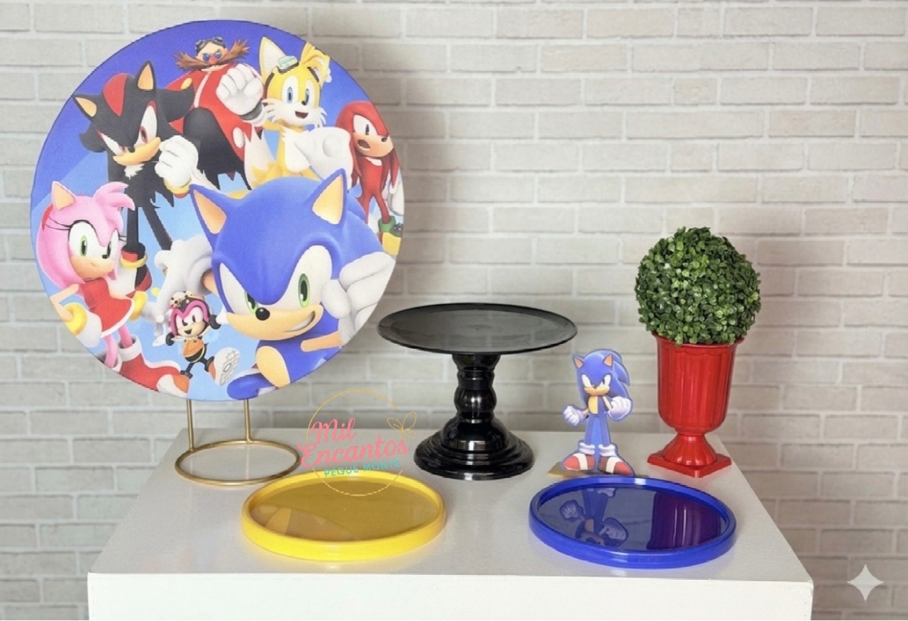 Kit Mesa - Sonic 2 - Mil Encantos Pegue e monte