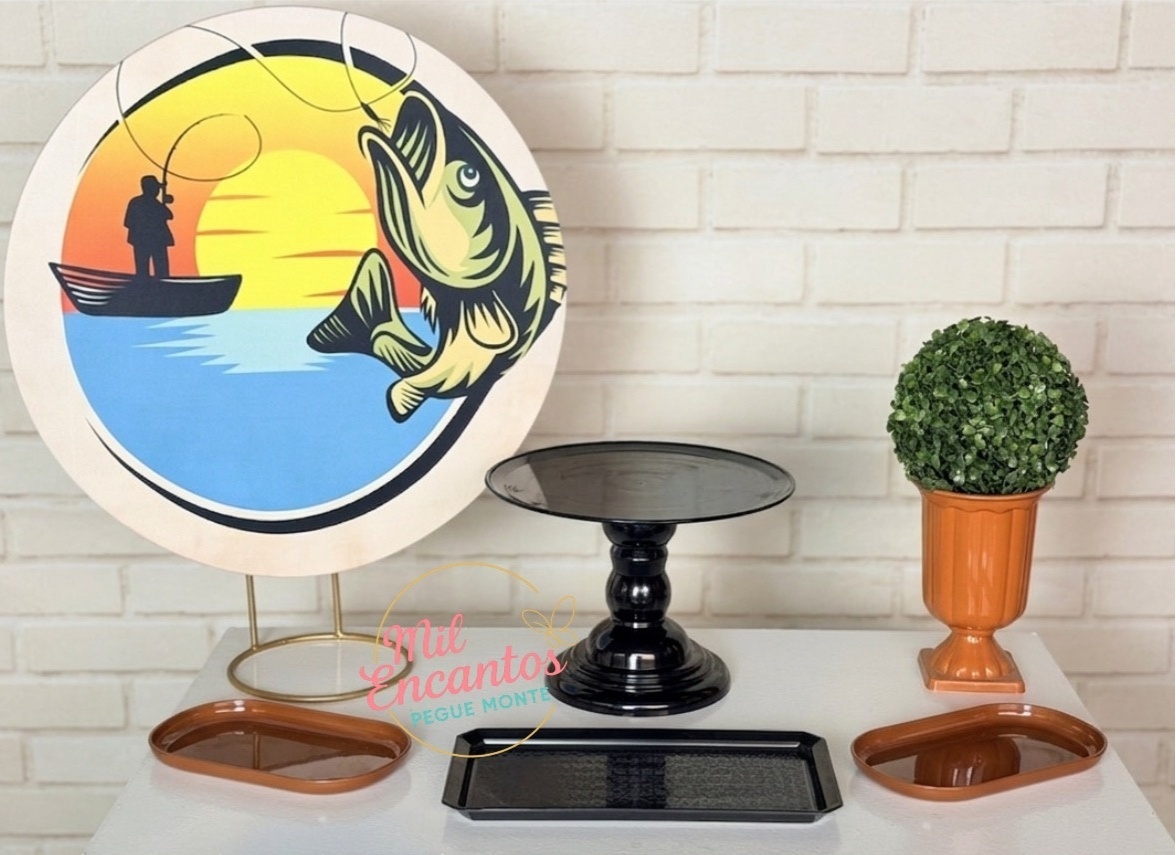 Kit de Mesa Adm - Pescador - Mil Encantos pegue e monte