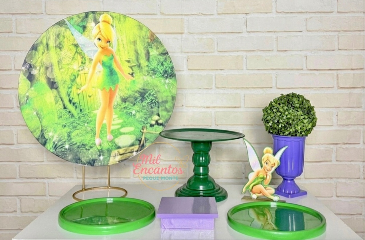 Kit de Mesa Ma - Tinker Bell ( Sininho) - Mil Encantos pegue e monte