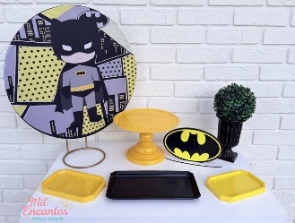 Kit Mesa - Batman Cute - Mil Encantos Pegue e monte