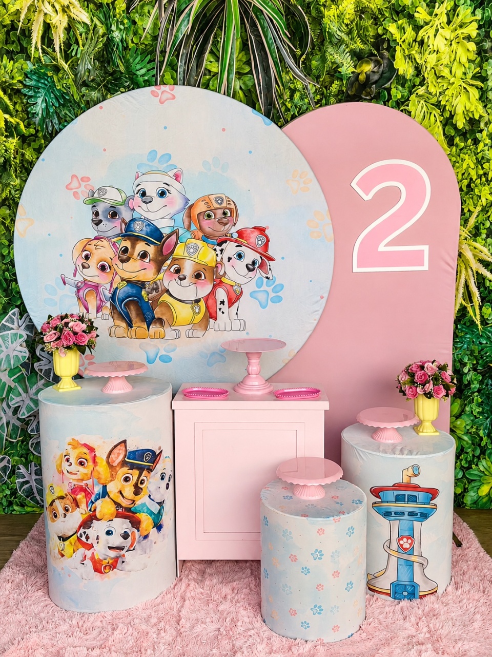 Patrulha Canina Rosa - Kit Inspiração - Mil Encantos pegue e monte