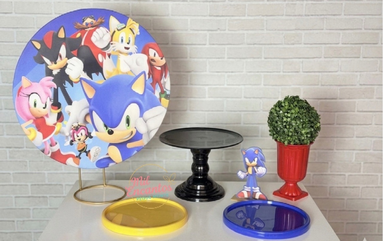 Kit de Mesa Mo - Sonic 2 - Mil Encantos pegue e monte