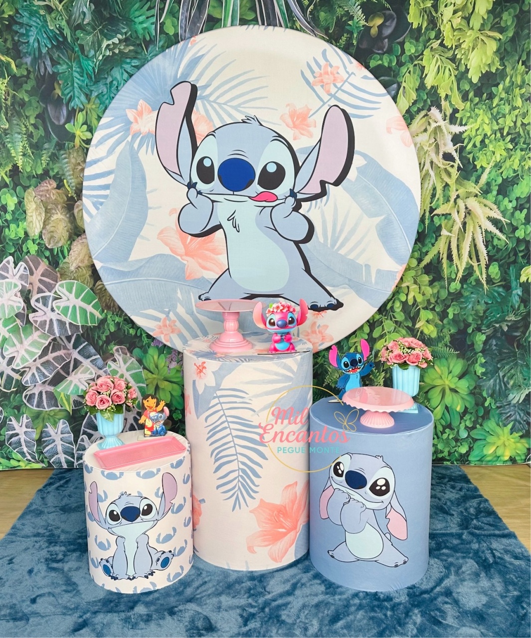 Kit Padrão - Stitch / Tropical - Mil Encantos Pegue e monte
