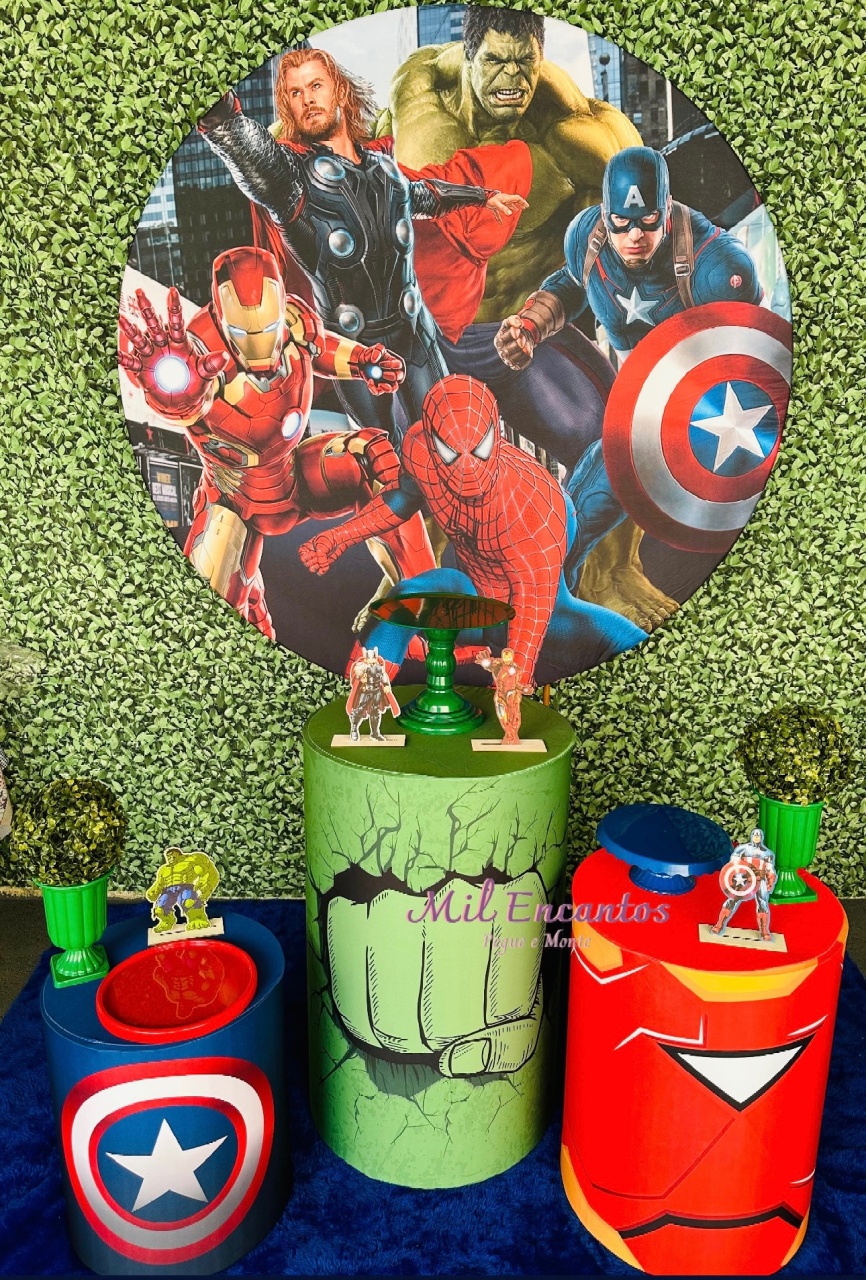 Kit Padrão - Vingadores - Mil Encantos Pegue e monte
