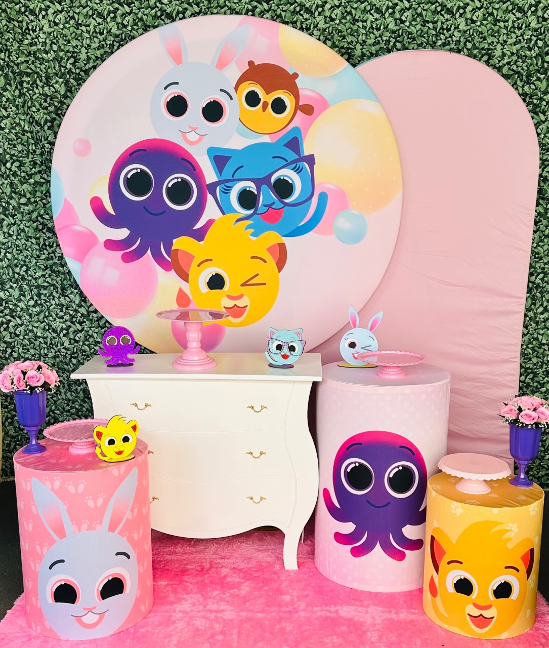 Kit Inspiração - Bolofofos Rosa - Mil Encantos Pegue e monte