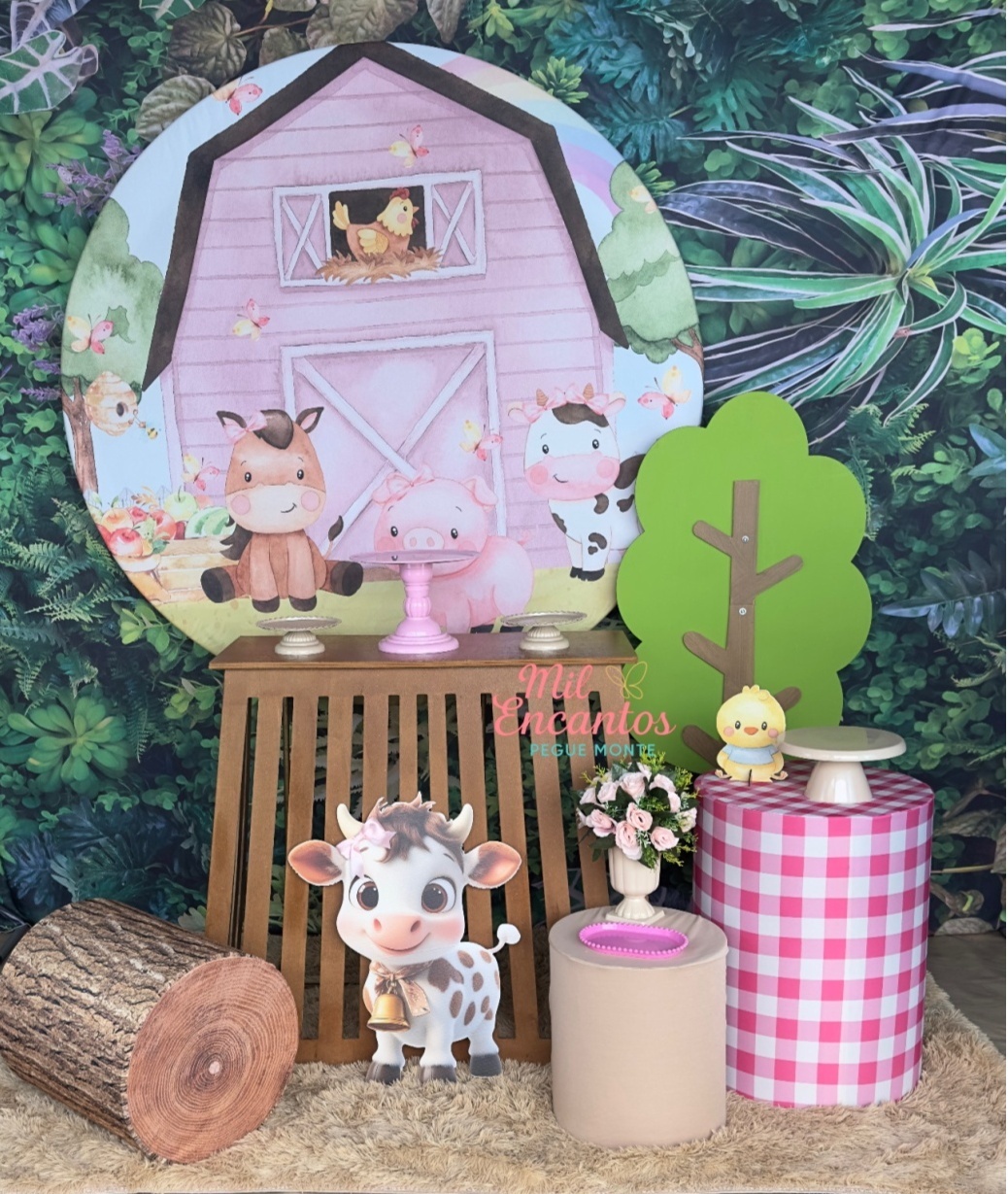 Fazendinha Rosa - Kit Inspiração - Mil Encantos pegue e monte