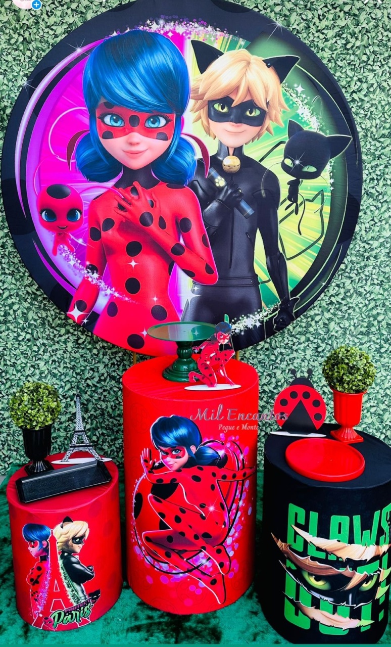 Kit Padrão - Ladybug ( Miraculous) - Mil Encantos Pegue e monte