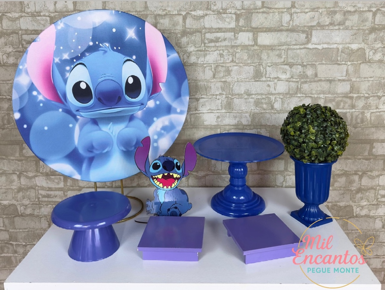Kit Mesa - Stitch - Mil Encantos Pegue e monte