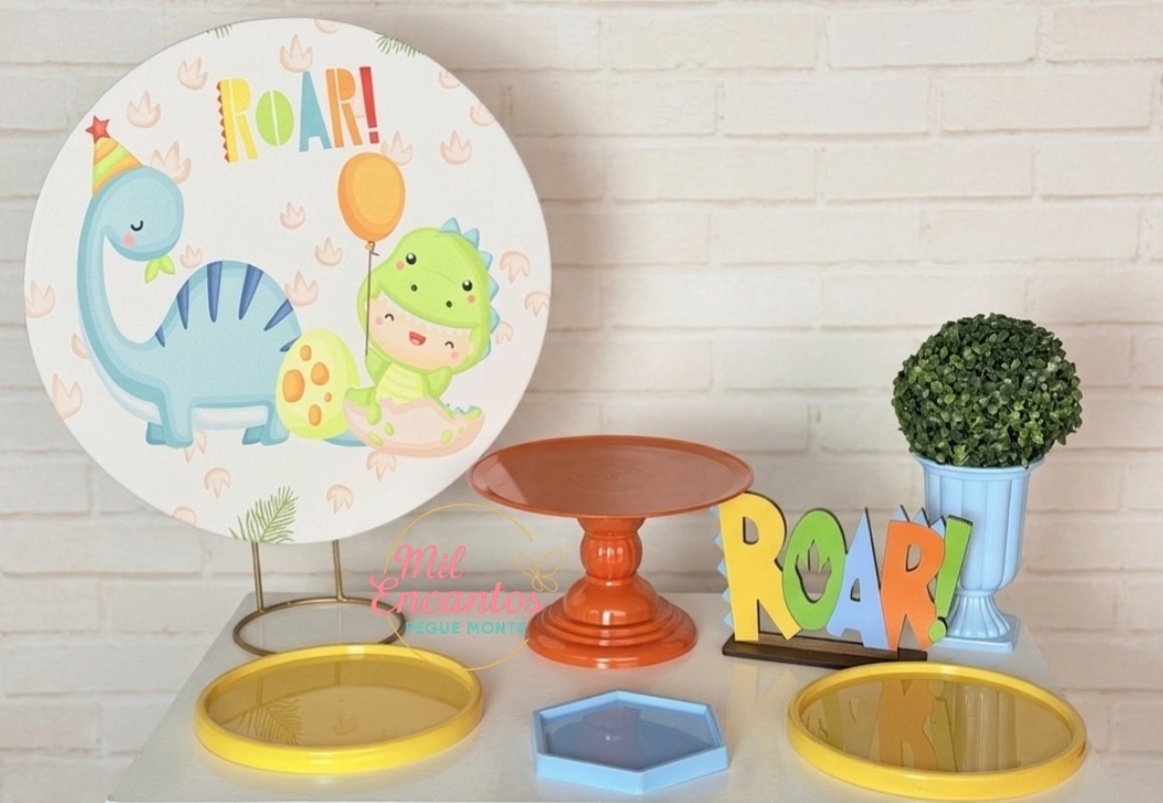 Kit de Mesa Mo - Dino Baby - Mil Encantos pegue e monte