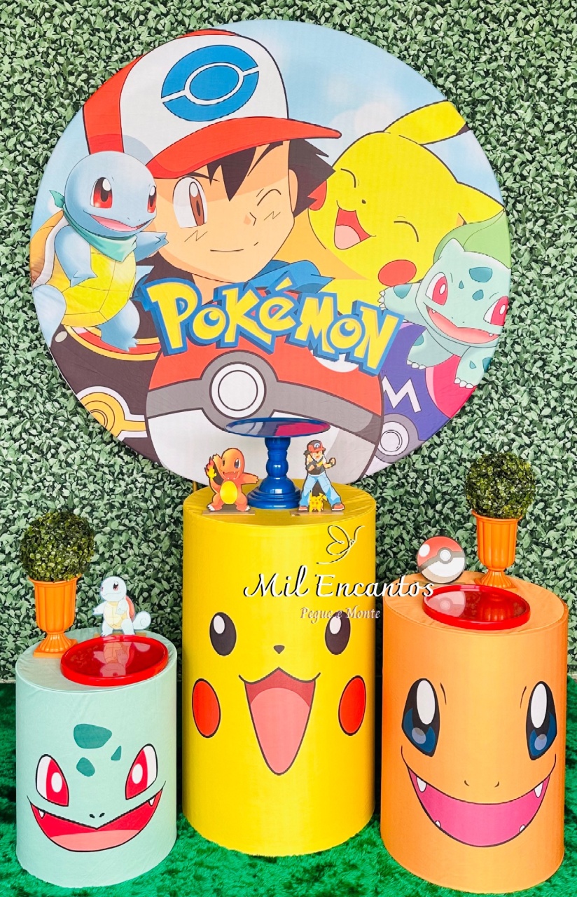 Kit Padrão -  Pokémon  - Mil Encantos Pegue e monte