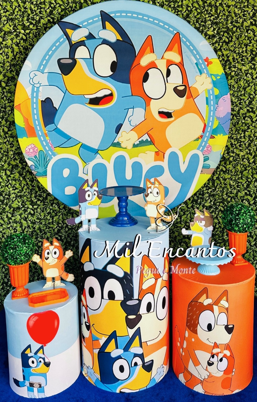 Kit Padrão -  Bluey - Mil Encantos Pegue e monte