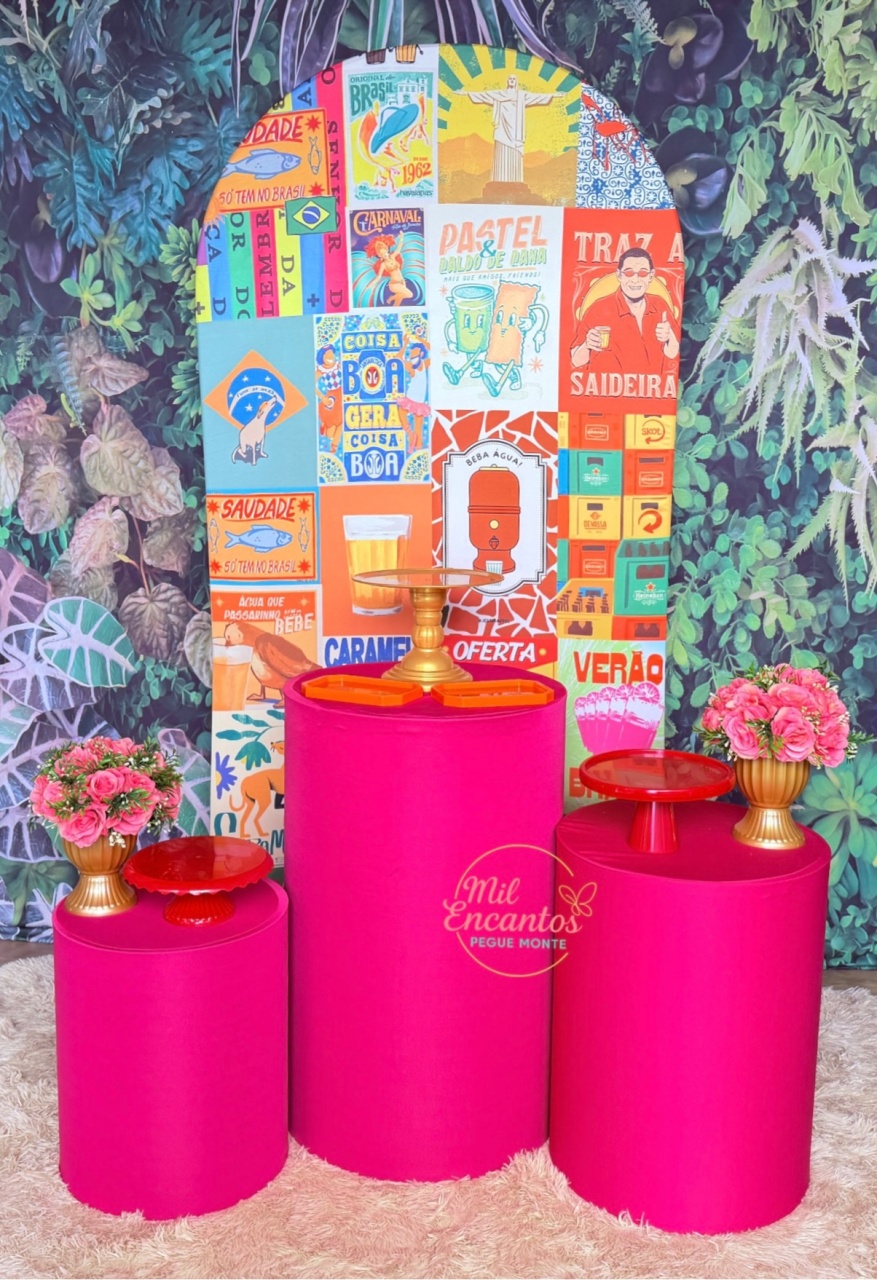Kit Padrão - Brasilidades Rosa - Mil Encantos Pegue e monte