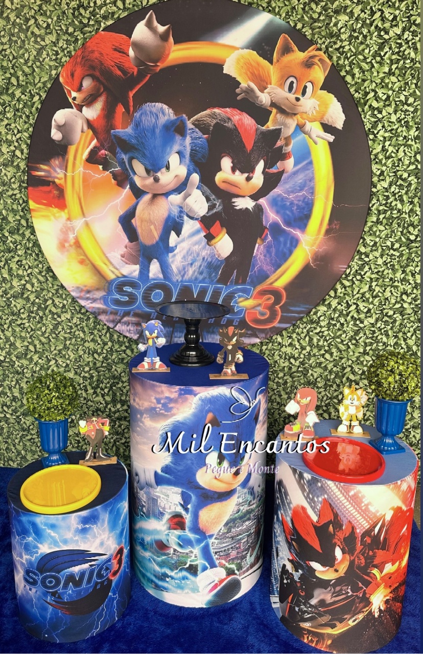 Kit Padrão -  Sonic 3 - Mil Encantos Pegue e monte
