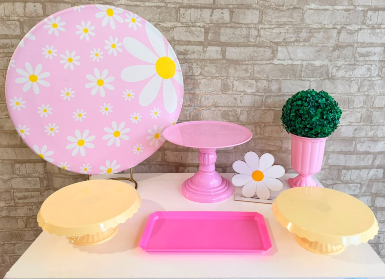 Kit de Mesa Ma - Margaridas - Mil Encantos pegue e monte