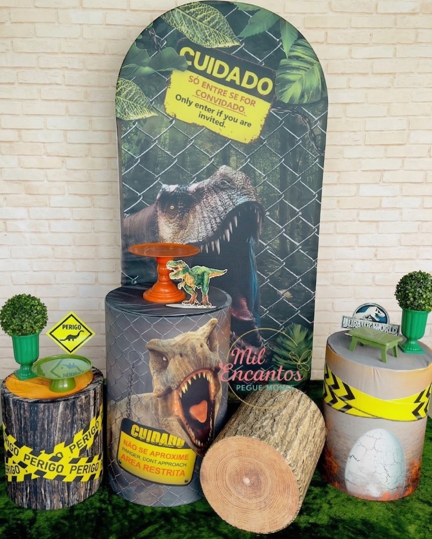 Kit Inspiração - Dinossauro Rex Romano - Mil Encantos Pegue e monte