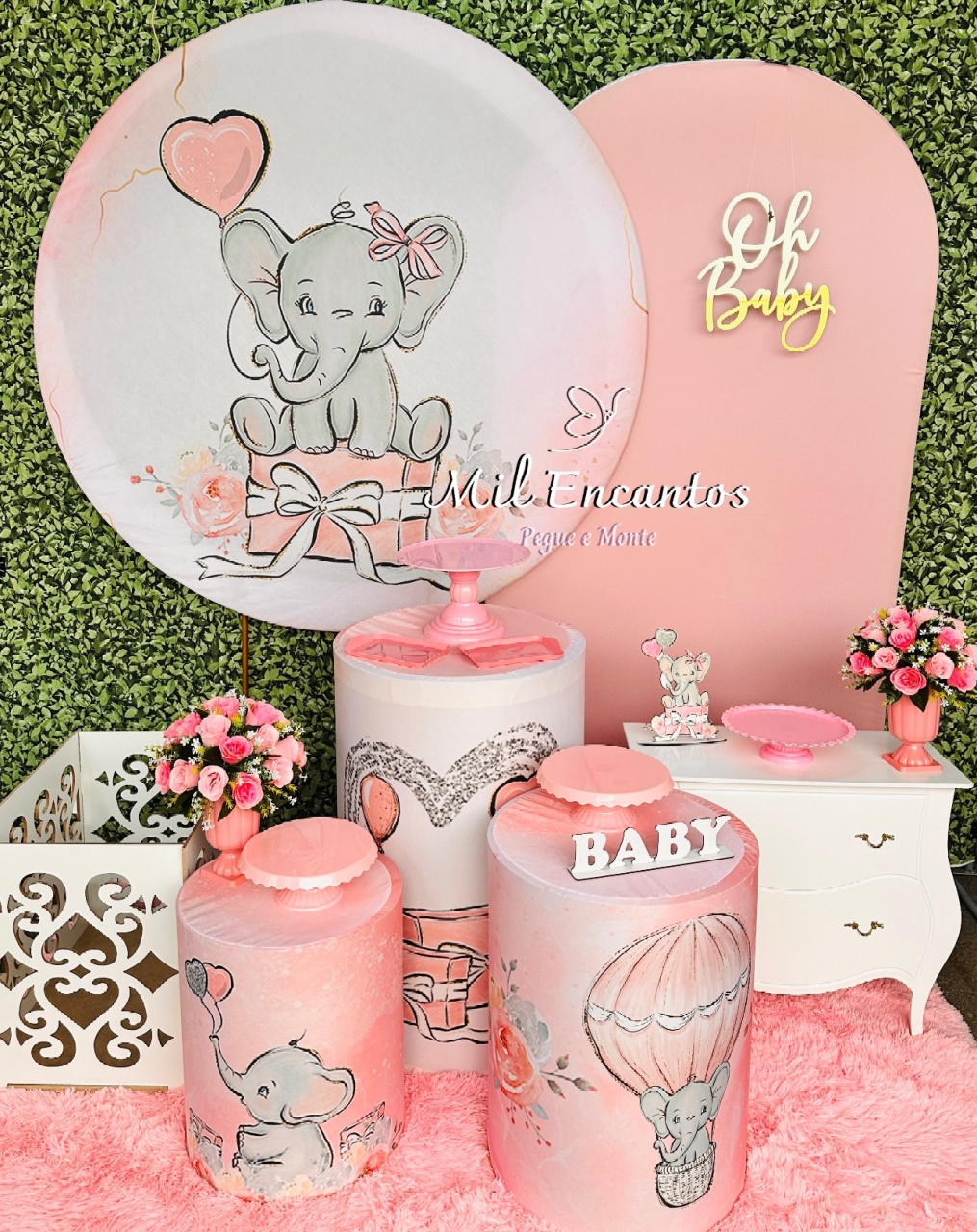 Kit Inspiração - Elefantinha - Mil Encantos Pegue e monte