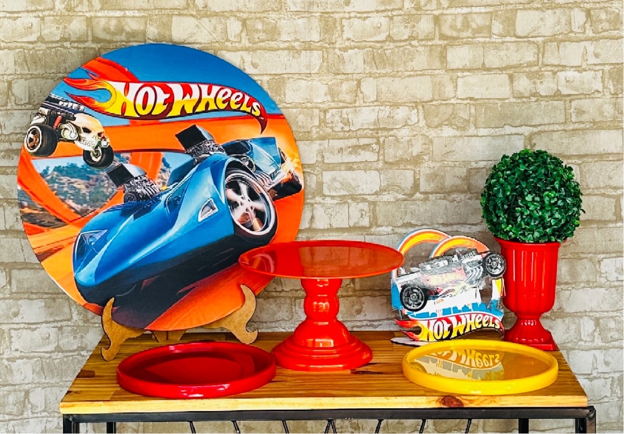 Kit Mesa - Hot Wheels - Mil Encantos Pegue e monte
