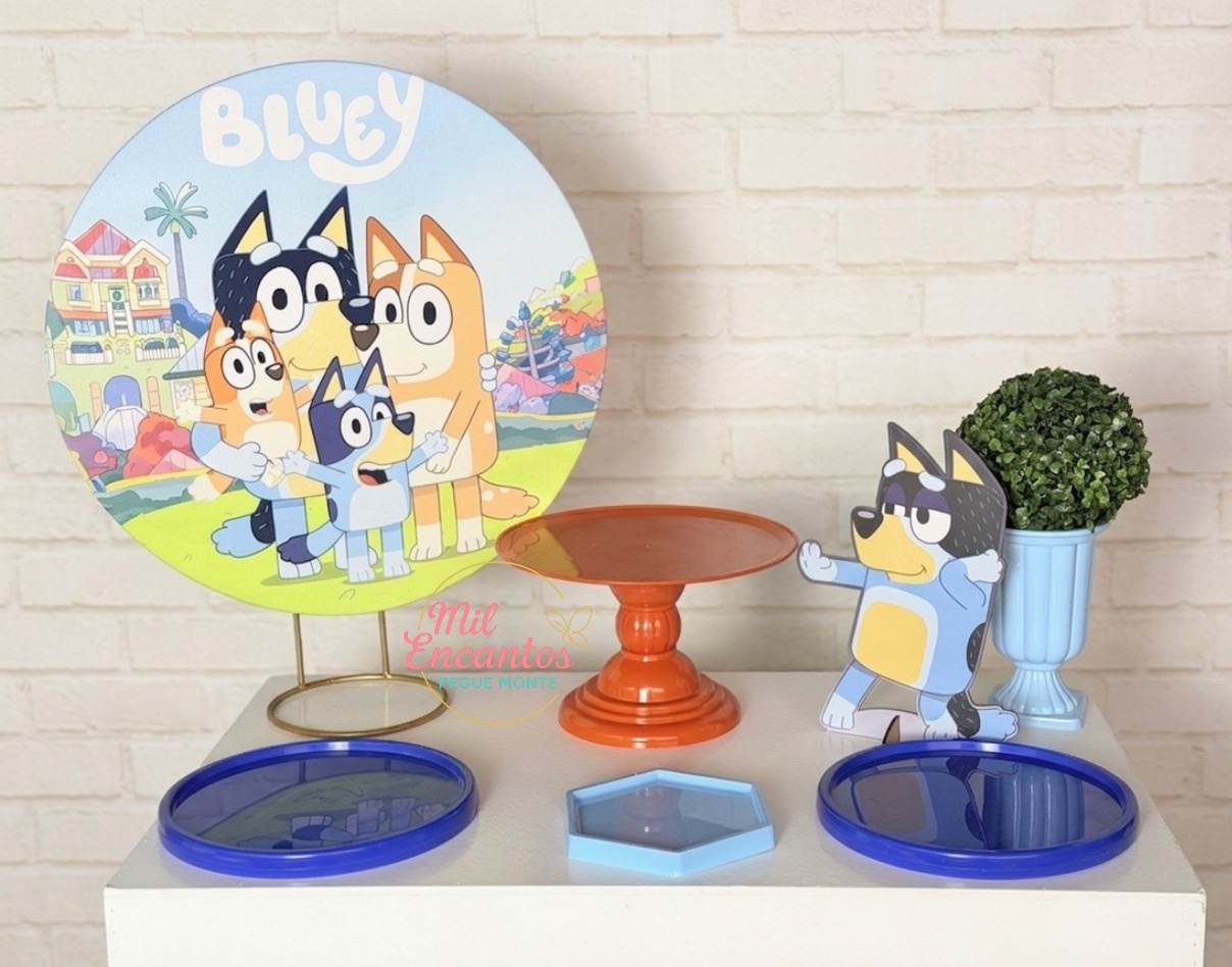 Kit Mesa - Bluey - Mil Encantos Pegue e monte