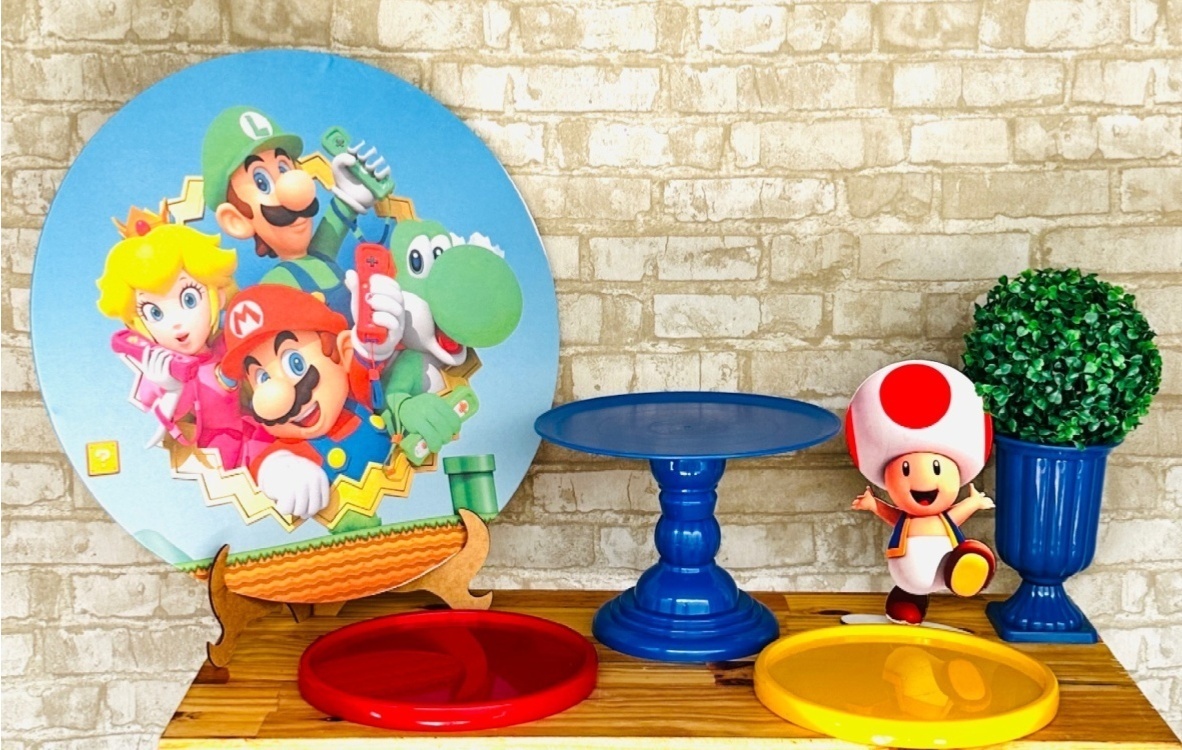 Kit Mesa - Super Mario - Mil Encantos Pegue e monte