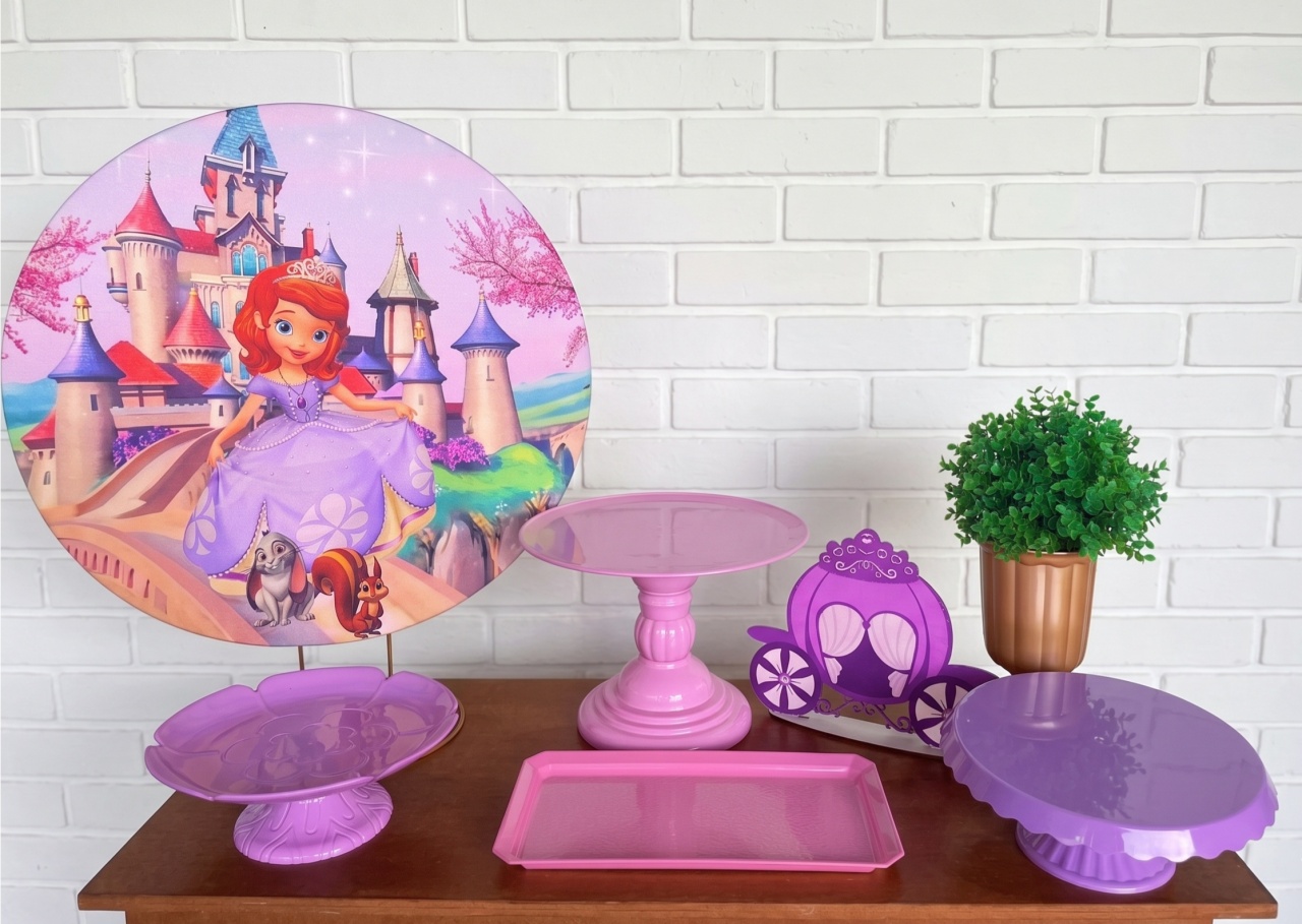 Kit Mesa - Princesa Sofia - Mil Encantos Pegue e monte