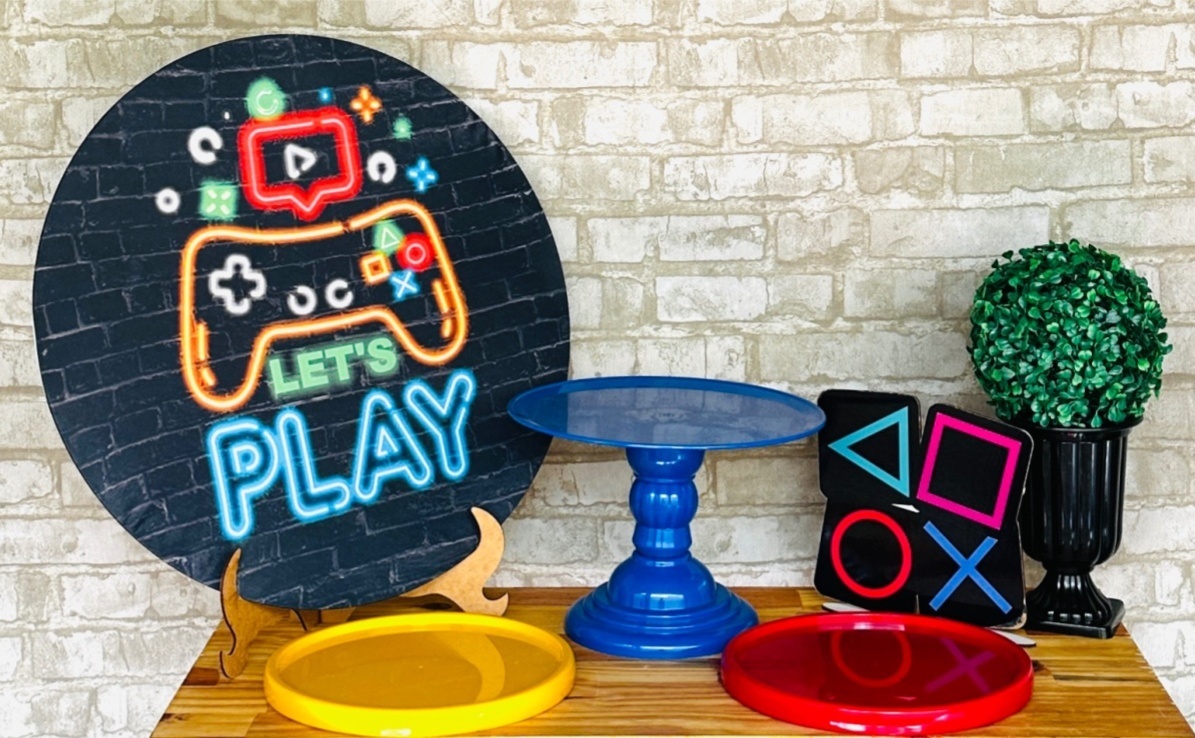 Kit de Mesa Mo - Gamer - Mil Encantos pegue e monte