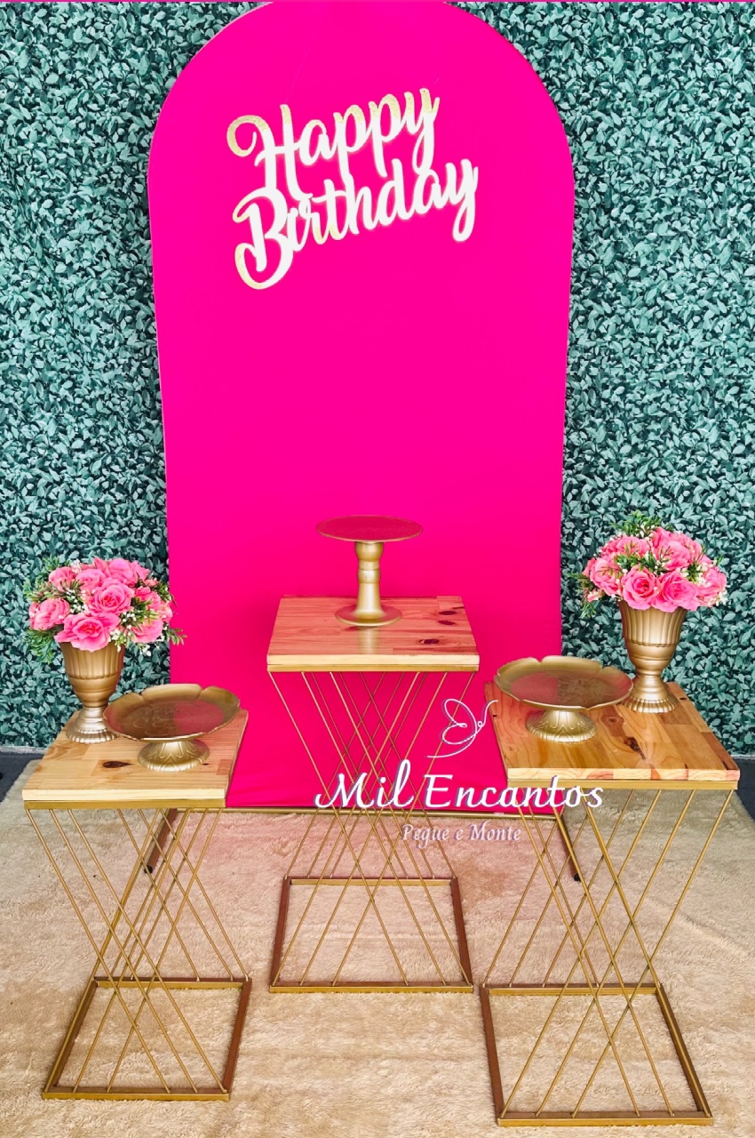 Kit Premium - Romano/Teia - Pink - Mil Encantos Pegue e monte