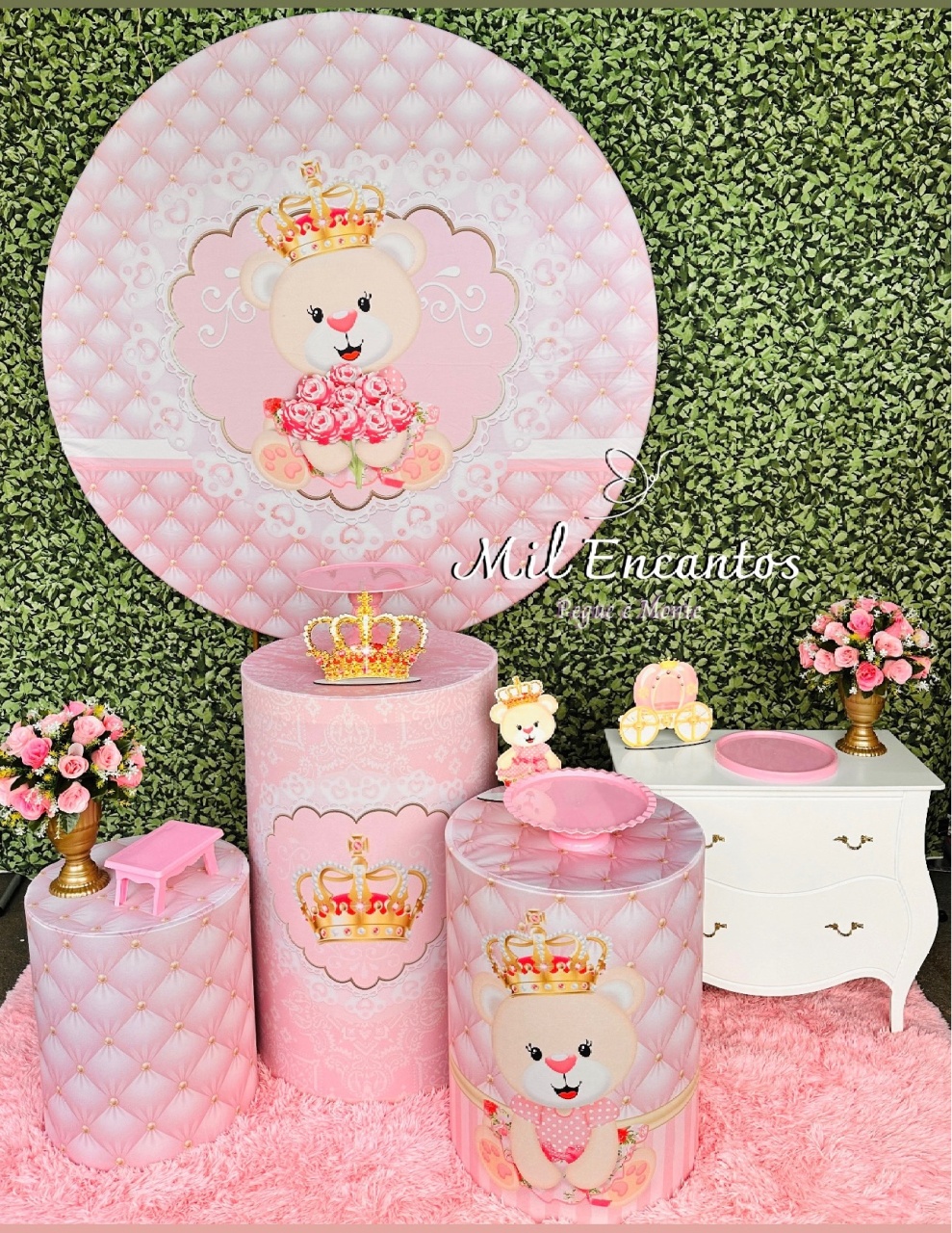Kit Inspiração - Ursinha  - Mil Encantos Pegue e monte