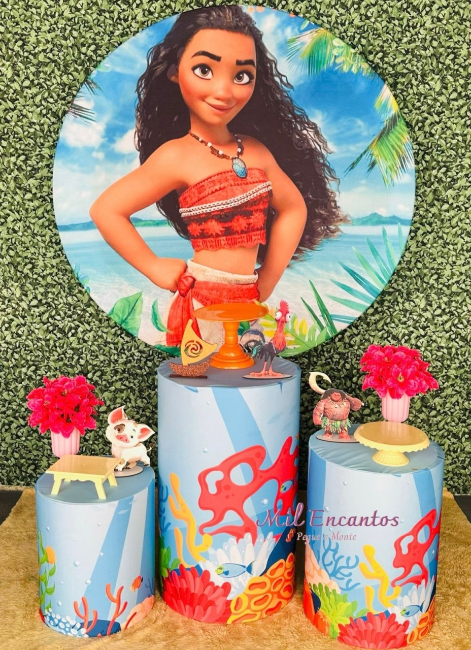 Kit Padrão -  Moana Adulta - Mil Encantos Pegue e monte