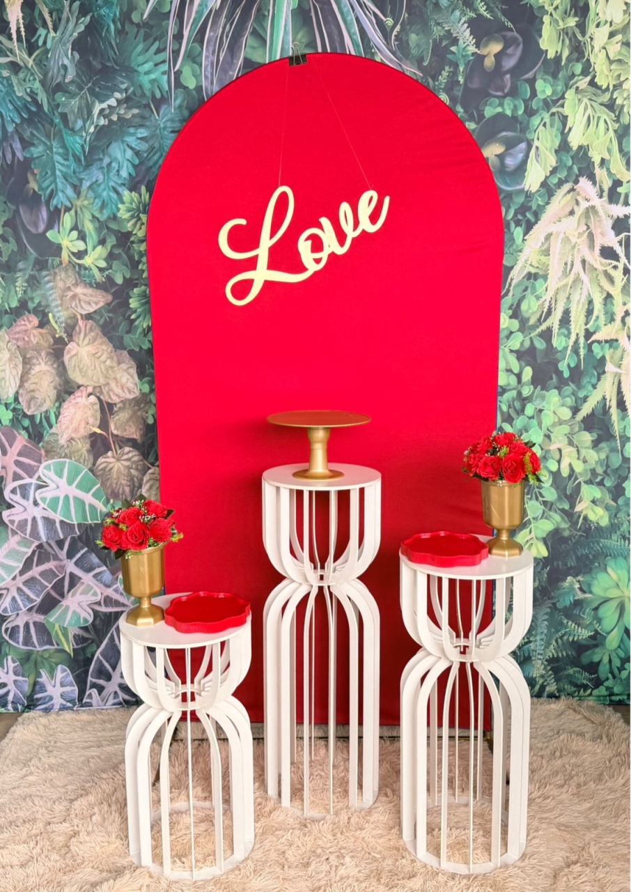 Vermelho Love / Ampulheta - Kit Premium - Mil Encantos pegue e monte