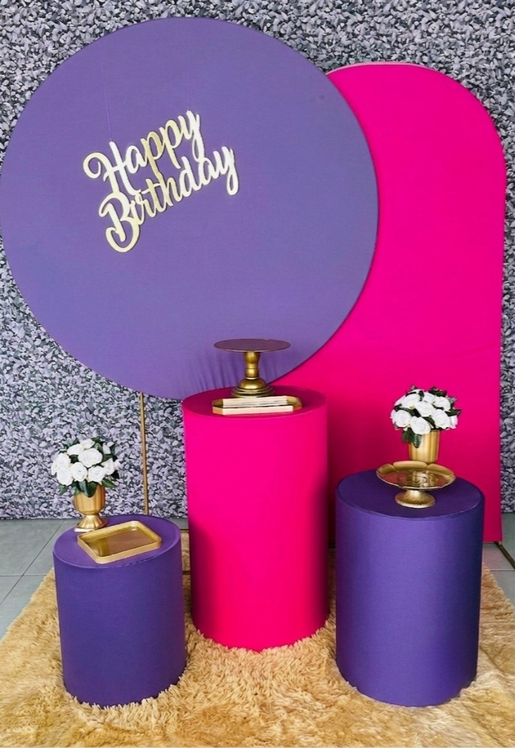 Pink/Roxo - Happy - Kit Inspiração - Mil Encantos pegue e monte