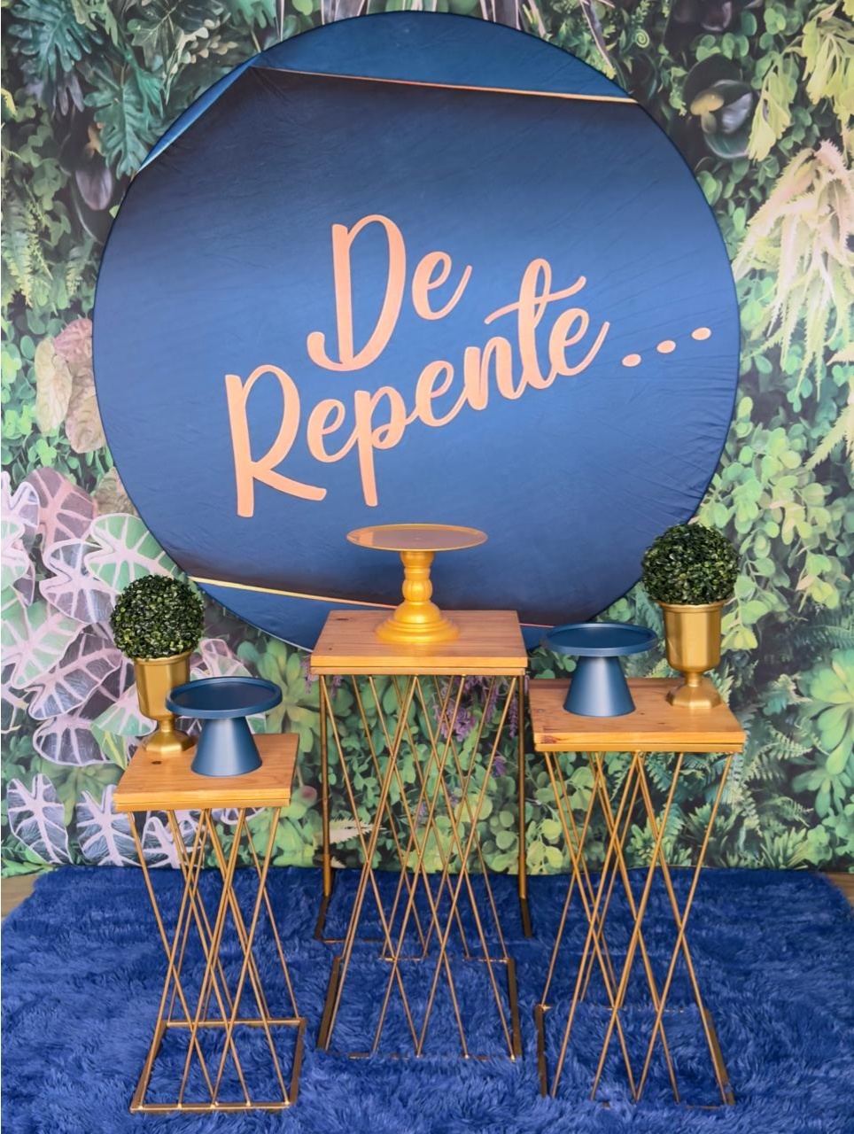 Kit Premium - de Repente Azul - Mil Encantos pegue e monte