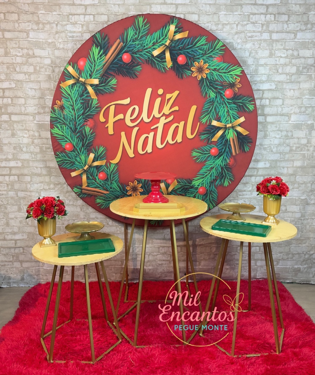 Kit Premium - Natal Guirlanda/Cone - Mil Encantos pegue e monte