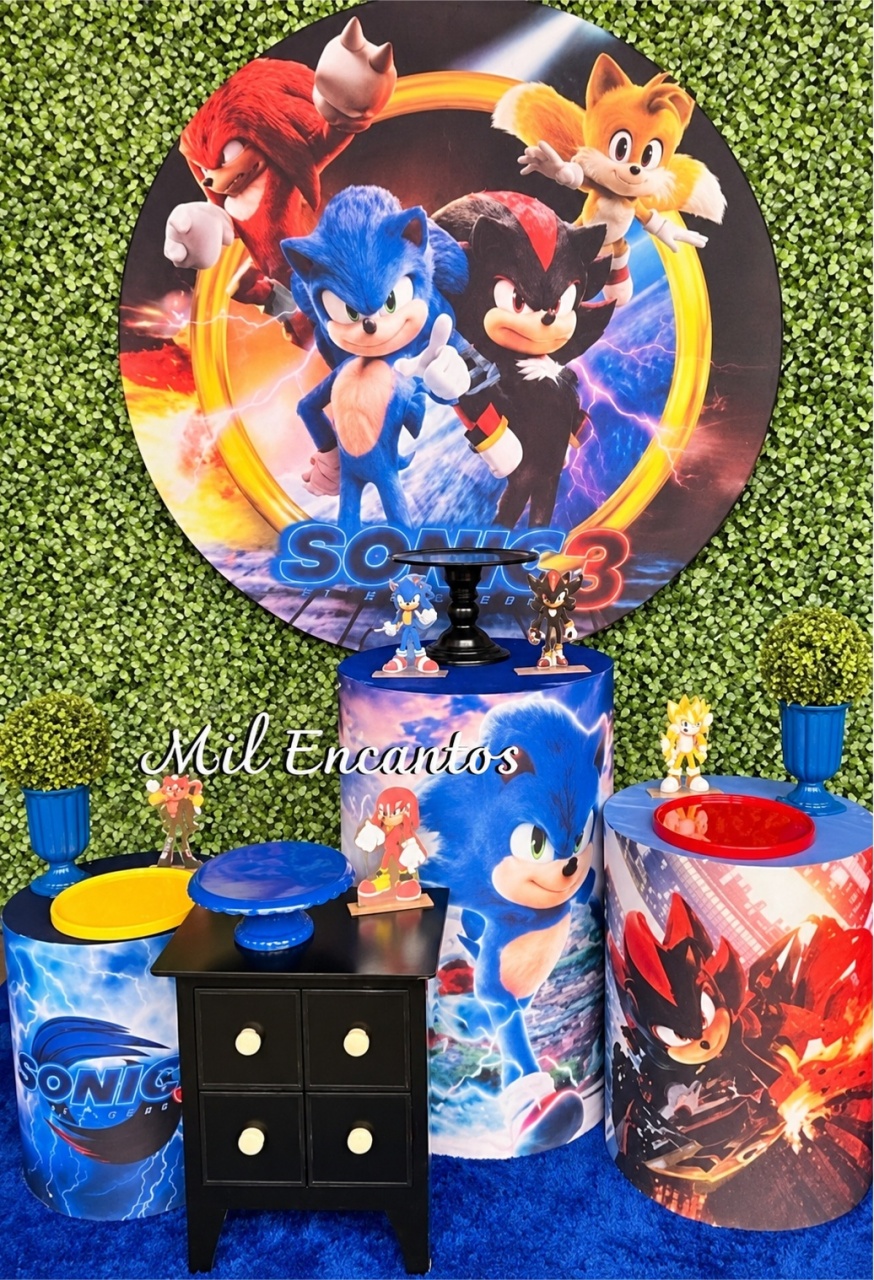 Sonic/Shadow - Kit Inspiração - Mil Encantos pegue e monte
