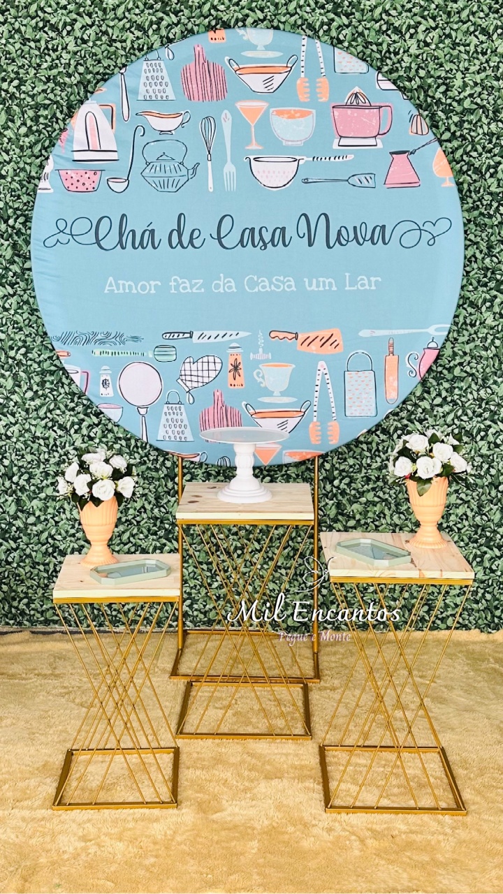 Kit Premium - Chá de Casa Nova/Teia - Mil Encantos Pegue e monte