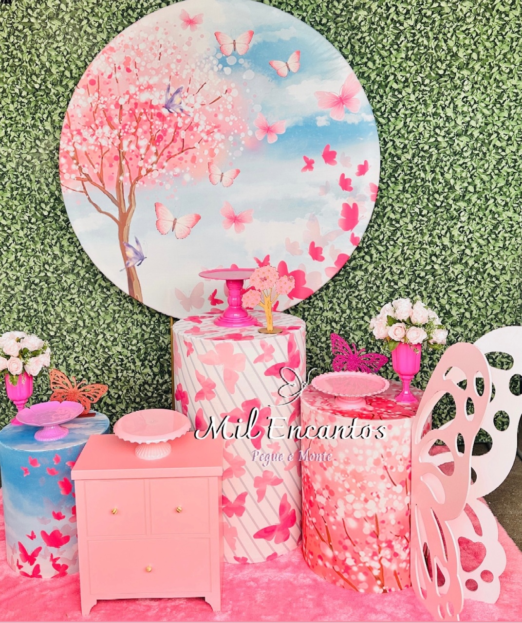 Kit Inspiração - Borboletas Céu - Mil Encantos Pegue e monte