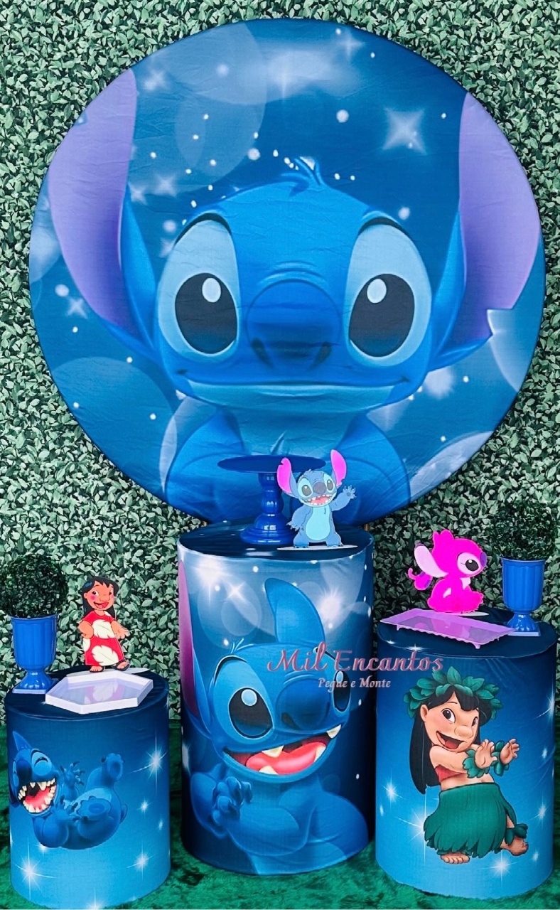 Kit Padrão -  Stitch / Lilo - Mil Encantos Pegue e monte