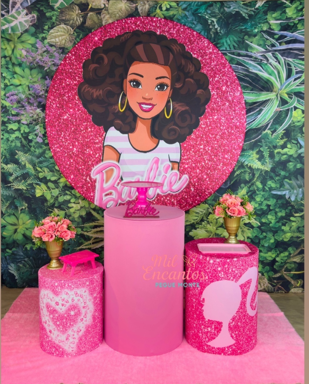 Barbie Morena - Kit Padrão - Mil Encantos pegue e monte