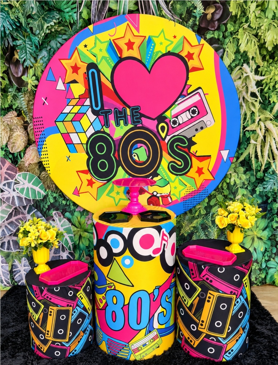 Anos 80 - Kit Padrão - Mil Encantos pegue e monte