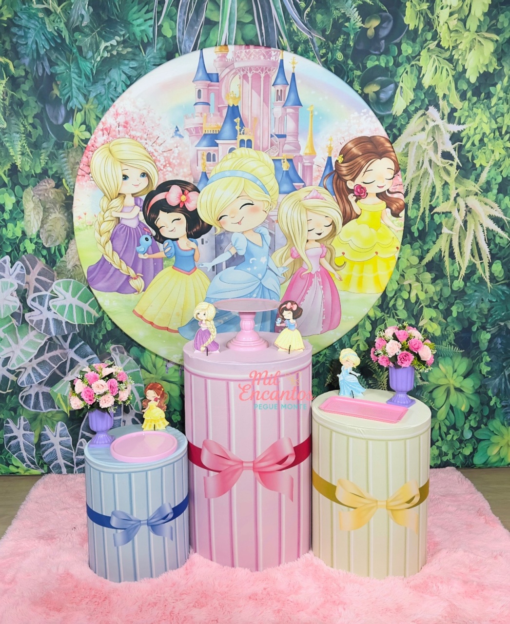 Kit Padrão -  Princesas Cute - Mil Encantos Pegue e monte