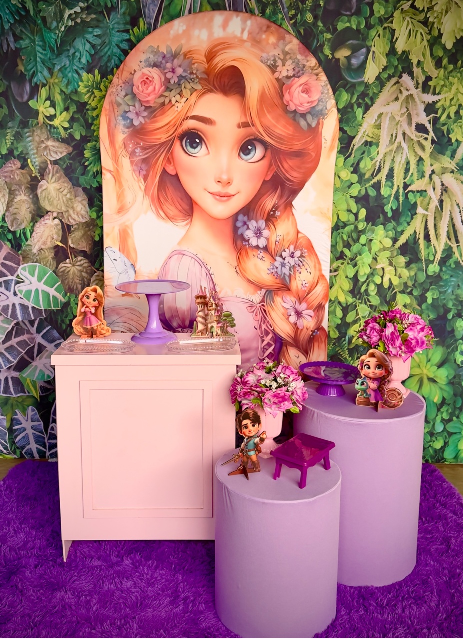 Rapunzel ( Enrolados ) - Kit Desconstruído - Mil Encantos pegue e monte