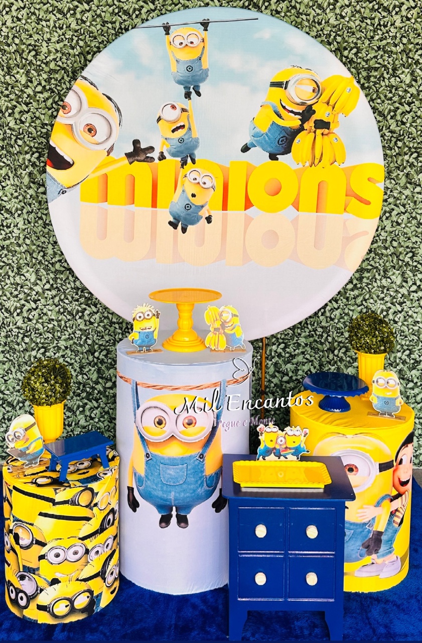 Kit Inspiração -   Minions - Mil Encantos Pegue e monte