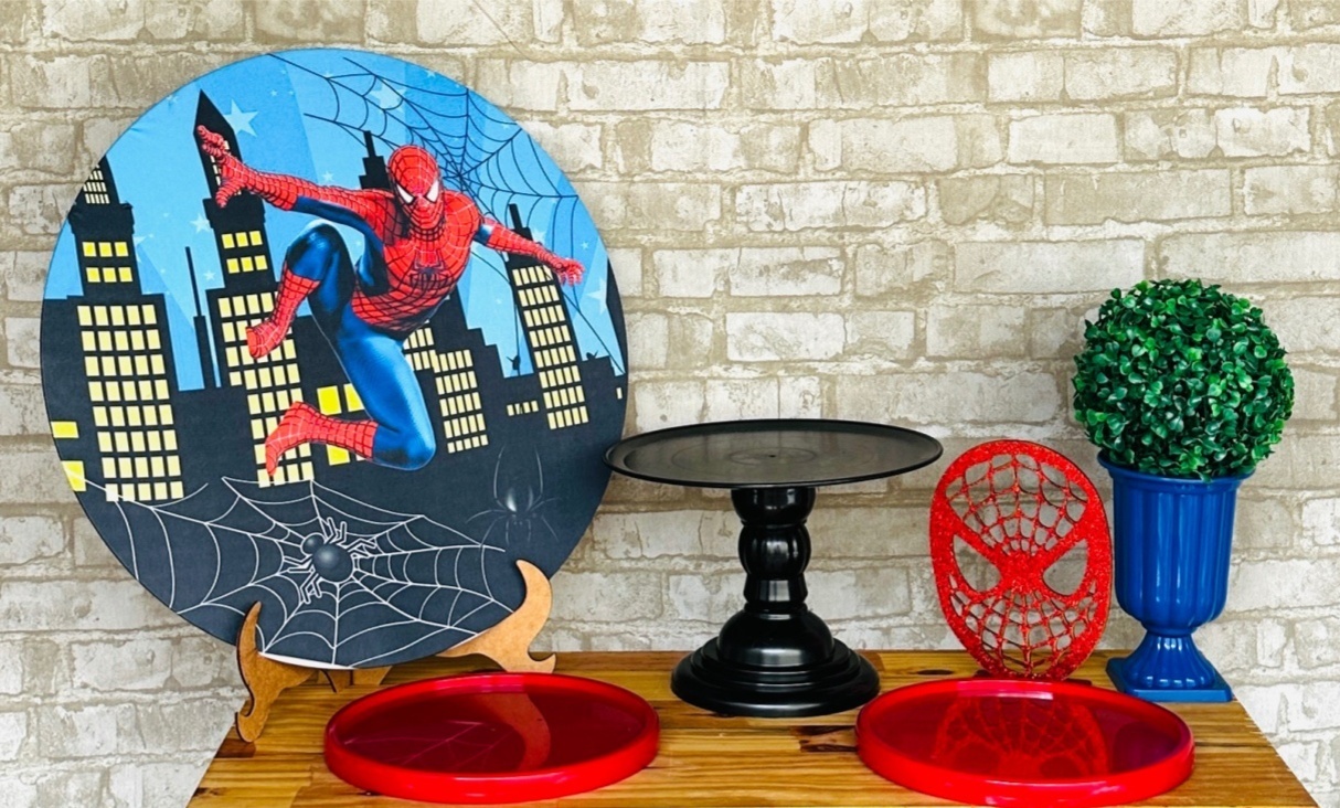 Kit de Mesa Mo - Homem Aranha - Mil Encantos pegue e monte