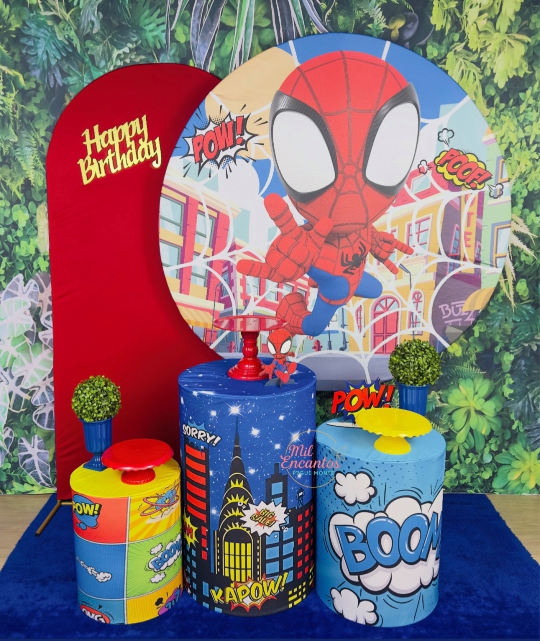 Homem Aranha Cute - Kit Inspiração - Mil Encantos pegue e monte