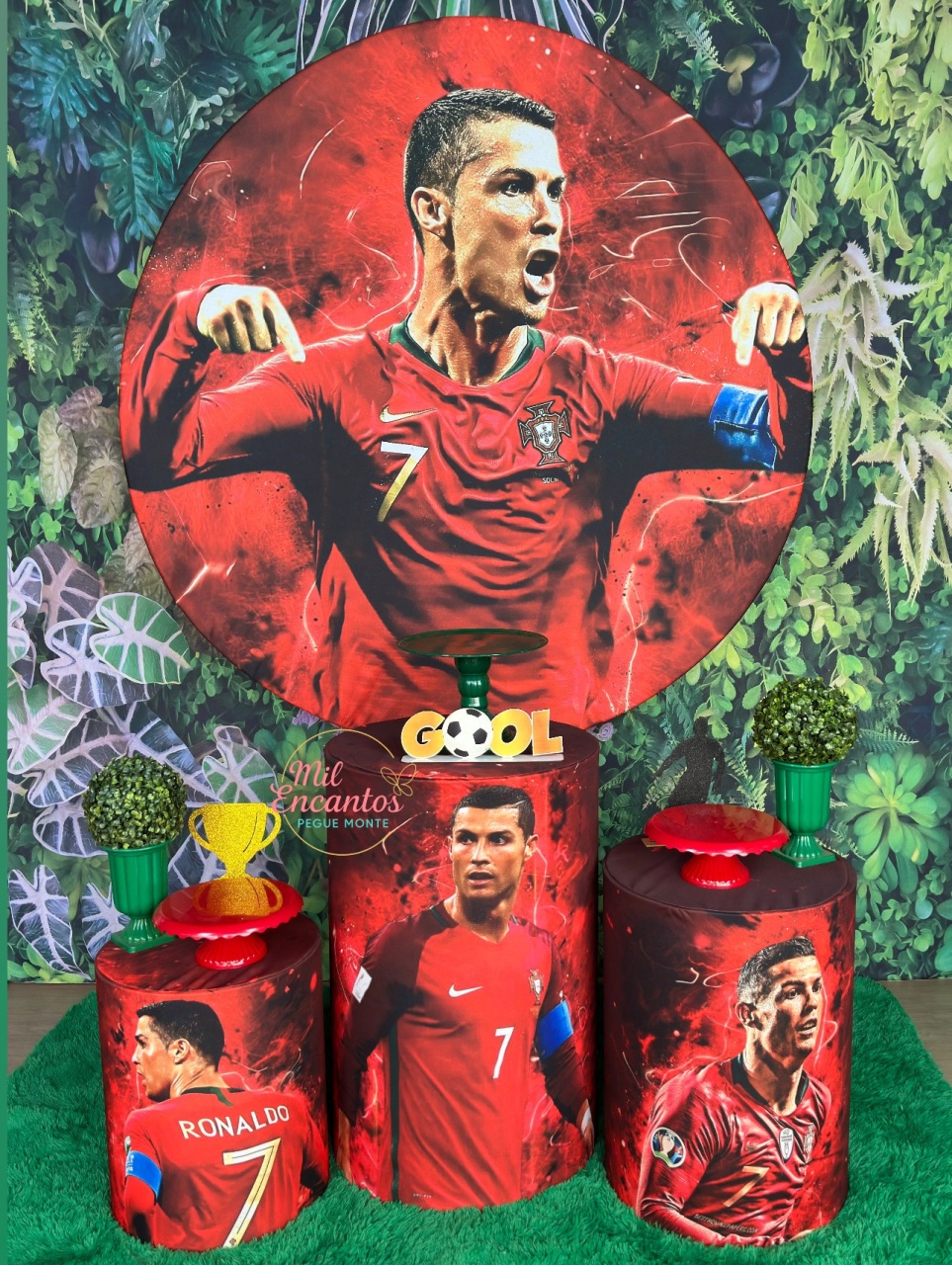 Kit Padrão - Cristiano Ronaldo - Mil Encantos Pegue e monte