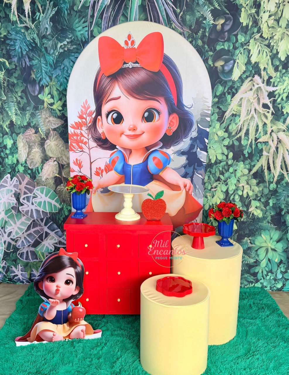 Kit Desconstruído - Branca de Neve Cute - Mil Encantos Pegue e monte