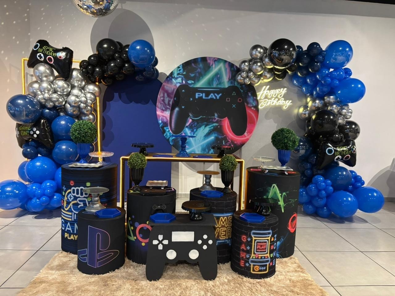 Decoração Montada Video Game  - Nicolle milde