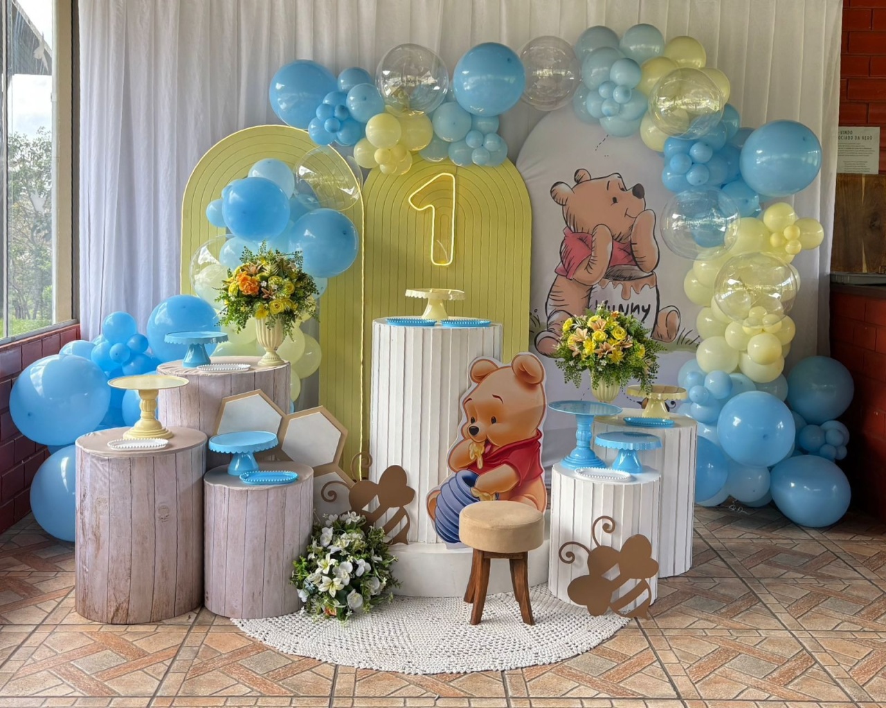 Decoração Montada Ursinho Pooh 2 - Nicolle milde