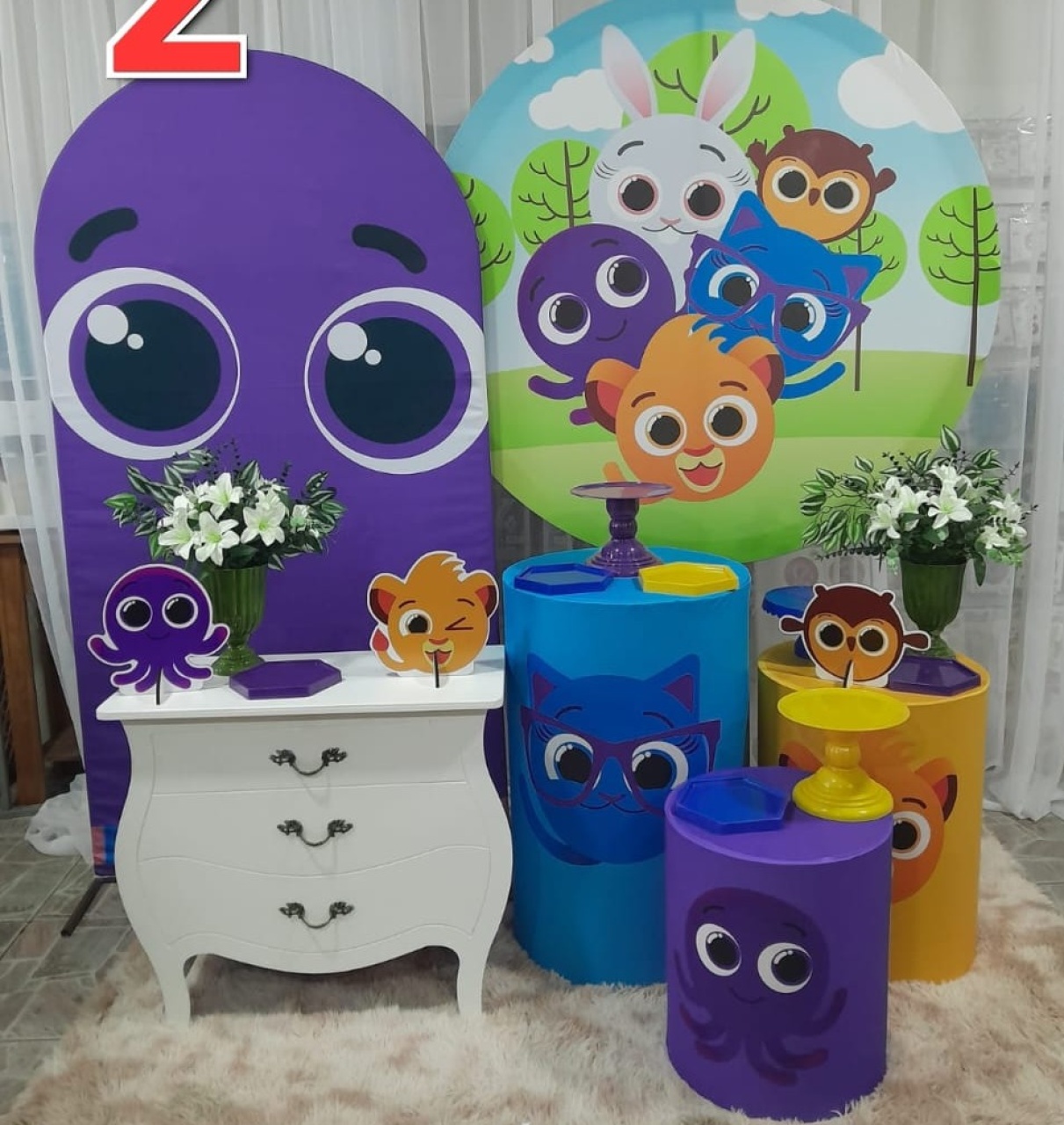 Kit Bolo Fofo Yool Completo - Nicolle milde